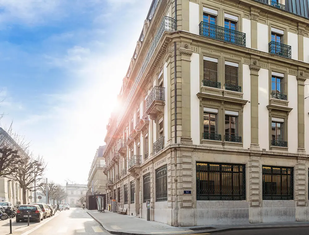 Maison de l’Economie in Geneva, headquarters of the Geneva Chamber of Commerce
